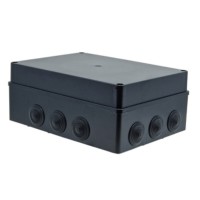 Junction box IP65 300x220x120 UV Black Pawbol