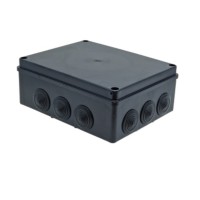 Junction box IP65 240x190x90 Black Pawbol