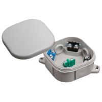 Junction box IP54 92x92x44 5x4" Gray Pawbol