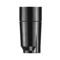 Bulb holder E14 2A bakielite, black Pawbol