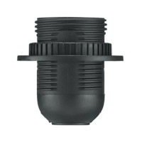 Bulb holder E27 4A black Pawbol