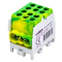 Terminal 2x25-4x16mm Al/CU, yellow/green HLAK Vexen