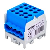 Terminal 2x25-6x16mm Al/CU, blue HLAK Vexen