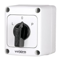 Changeover cam switch L-0-R 3P 25A IP65 Vexen