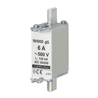 Предохранитель NH 000/gG 6A 500V Vexen