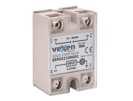 Cietvielu relejs 1NO, 90A, 3-32VDC Vexen