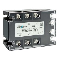 Cietvielu relejs 3NO, 10A, 3-32VDC Vexen