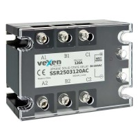 Cietvielu relejs 3NO, 120A, 3-32VDC Vexen