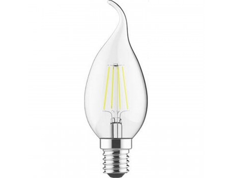 LED лампочка C35  FILAMENT flame  4W 400lm 360° E14 2700K 220-240V LEDURO