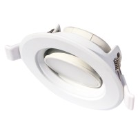 LED gaismeklis 5W 450Lm 3000K LX-RSLIM – downlight , white D90mm LEDURO