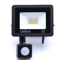 Прожектор с сенсором PRO 20 LED, IP65, 20W, 4500K, 1850Lm, 126x142x54mm, LEDURO