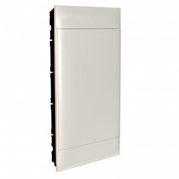 Sadale 72 (4x18) moduļi balts durvis Z/A ar klemmēm N+E IP40