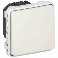 Switch IP 55 2-way10 AX 250 V modular white Plexo 