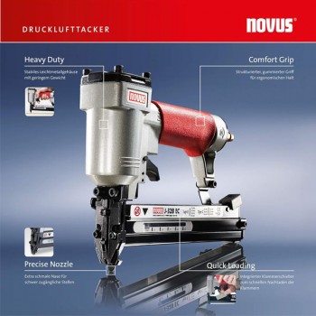 Pneumatic Tacker J-328 AC (12-28mm, E16-30mm) Novus