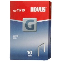 Скобы плоские G тип 11/10мм (10.6x1.25мм) 5000шт Novus