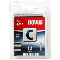 Скобы узкие C тип 4/12мм (6.1x1.1мм) 1100шт Novus