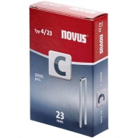 Narrow crown staple C type 4/23mm (6.1x1.1mm) 2000pc Novus