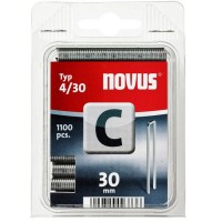 Скобы узкие C тип 4/30мм (6.1x1.1мм) 1100шт Novus