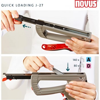 Professional hand tacker J-27 (6-14mm) Novus