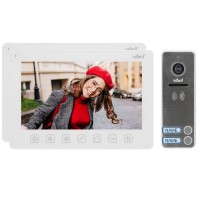 Video domofons divām ģimenēm NOVEO MULTI2, 7" LCD ekrāns, balts Vibell ORNO