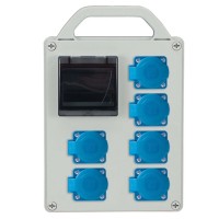 Блок розеток 4S + 6xSchuko 230V IP44 R-Box240