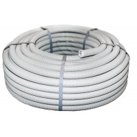 Corrugated tube 16T 320N grey with wire