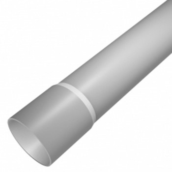 Plastic installation tube rigid 25mm/3m grey