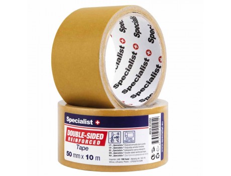 Double-sided tape, 50 mm x 10 m Specialist+