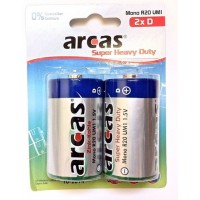 Батарейка 1,5V LR20-BP2 D (2шт.) Arcas