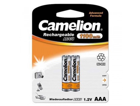 Аккумуляторные элементы. NH-AAA1100BP2 (2шт.) Camelion