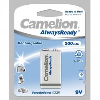 Аккумуляторные элементы. Ni-MH 9V Block, 200 mAh (1шт.) Camelion