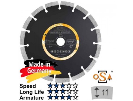 Диск отрезной алмазный 125 х 2,2 х 22,2 мм, MST X-Lock Samedia