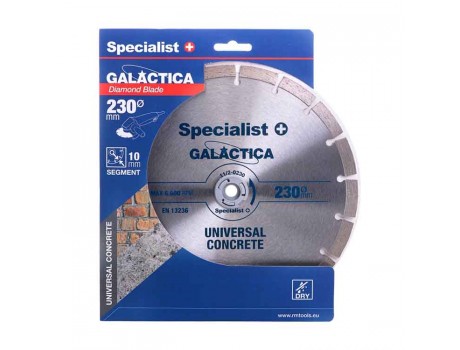 Диск отрезной алмазный 230x10x22.2 mm, GALACTICA Specialist+