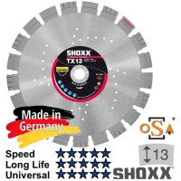 Segmented rim diamond blade 300x13x25.4 mm, SHOXX TX13 Samedia