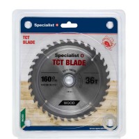 Blade 160x36Tx30/20/16 mm TCT SPECIALIST+