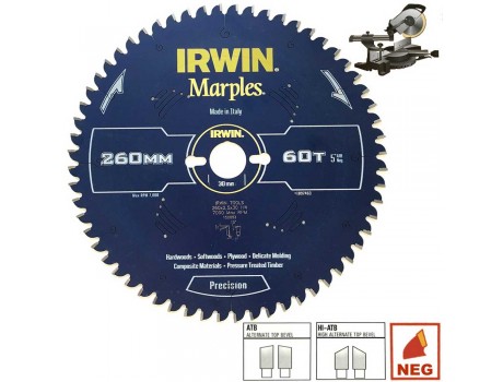 Дисковая пила 216x30Px24T 2,5mm ATB/N MARPLES Irwin