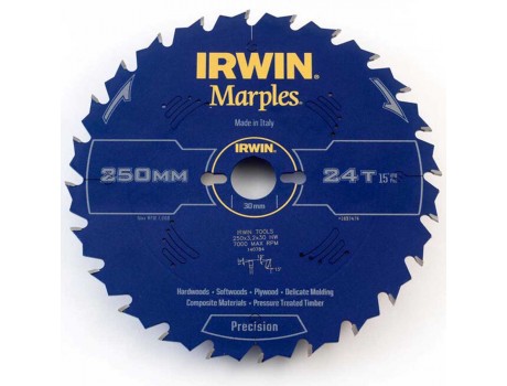 Дисковая пила 250x30Px24T 3,2mm ATB MARPLES Irwin