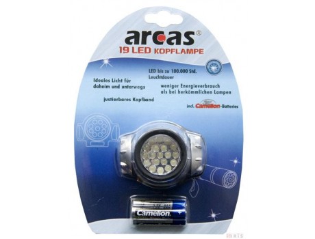 Galvas lukturis 19LED Arcas