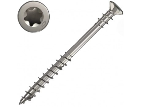 Wood screws for terraces TORX A2 5.5 x 50 (200psc) Fisher