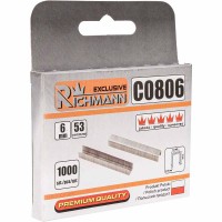 Type 53 staples, 6mm (1000psc.) Richmann