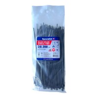 Кабельные стяжки 200x3,6mm черные (100 шт.) Specialist+