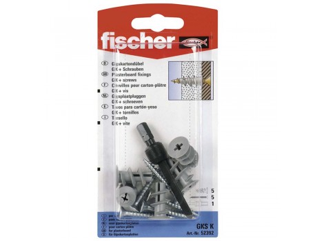 Дюбеля для гипсокартона GKS Fischer