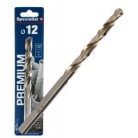 Metal drill bit 12.0mm HSS (1psc.) Specialist+