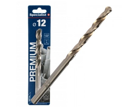 Metal drill bit 12.0mm HSS (1psc.) Specialist+