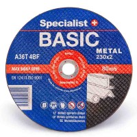 Диск для резки металла 230x2.0x22 mm Basic SPECIALIST+ 