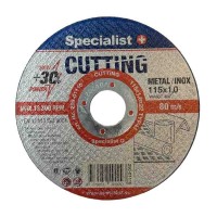 Диск для резки металла 115x1x22 mm SPECIALIST+