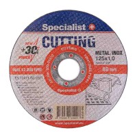 Диск для резки металла 125x1x22 mm SPECIALIST+