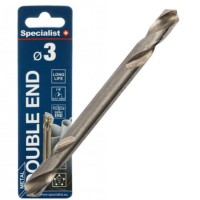 Metal drill double-ended 3.0mm HSS (2psc.) Specialist+