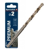 Metal drill bit 2.0mm HSS (3psc.) Specialist+