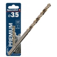 Metal drill bit 3.5mm HSS (2psc.) Specialist+